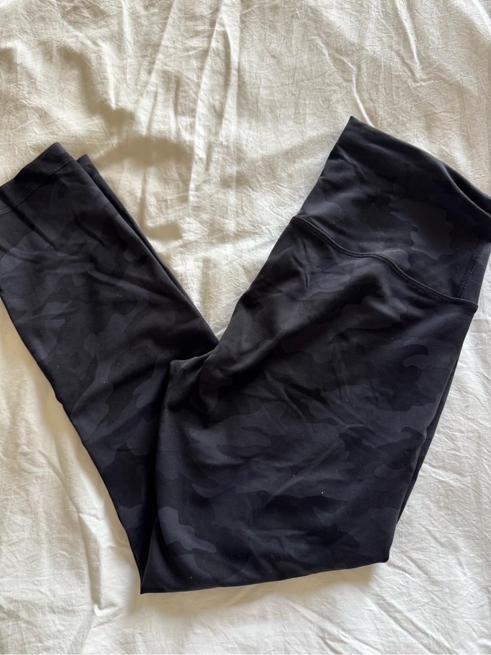 lululemon athletica Black Subtle Camo Leggings